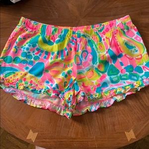 Lilly Pulitzer Ruffle Hem Shorts